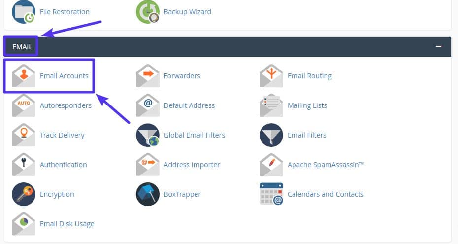 How to create an email account with cPanel