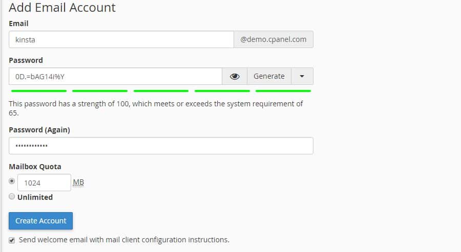 Choosing your email address