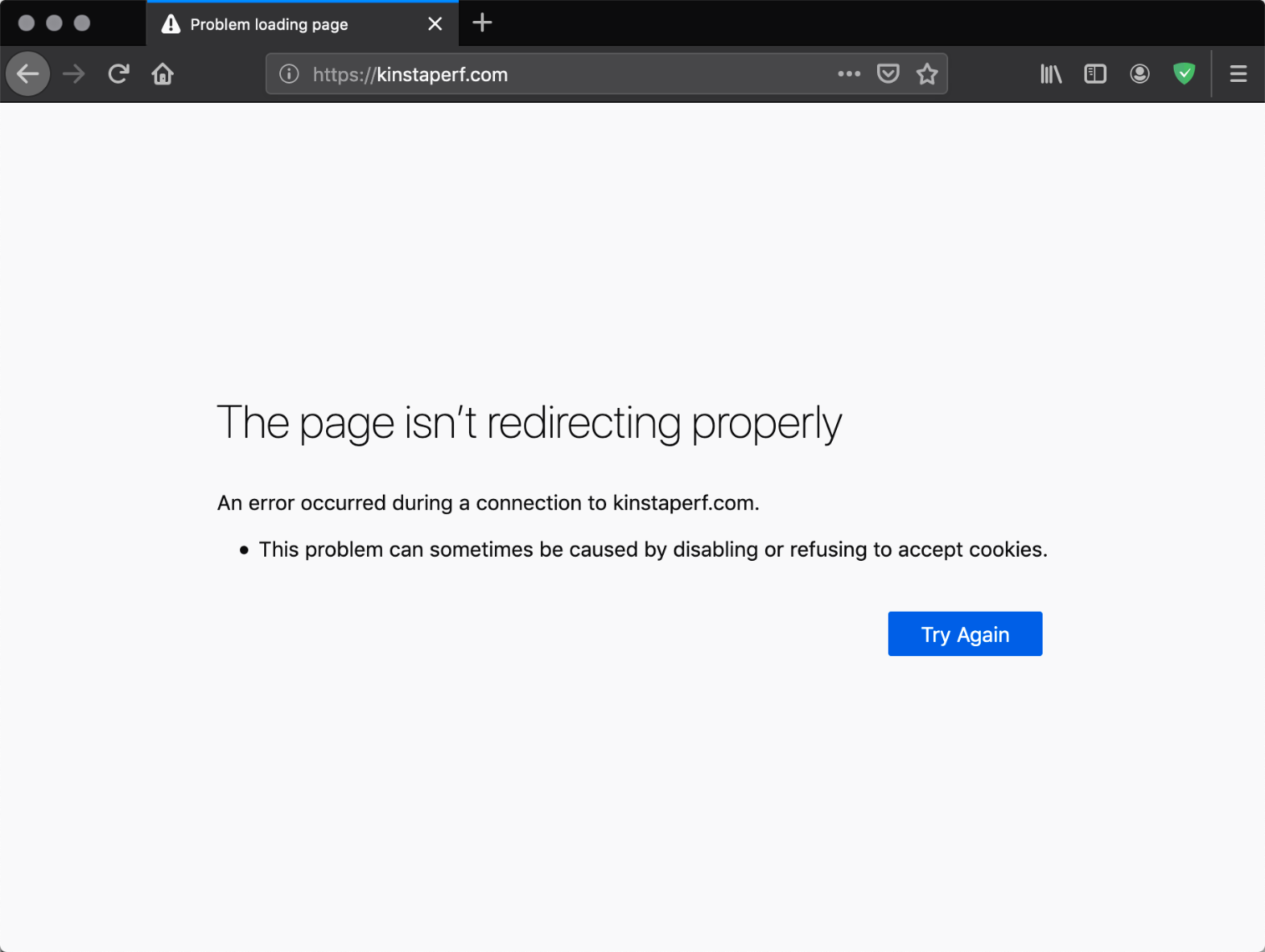 Mozilla Firefoxの「ERR_TOO_MANY_REDIRECTS」エラー