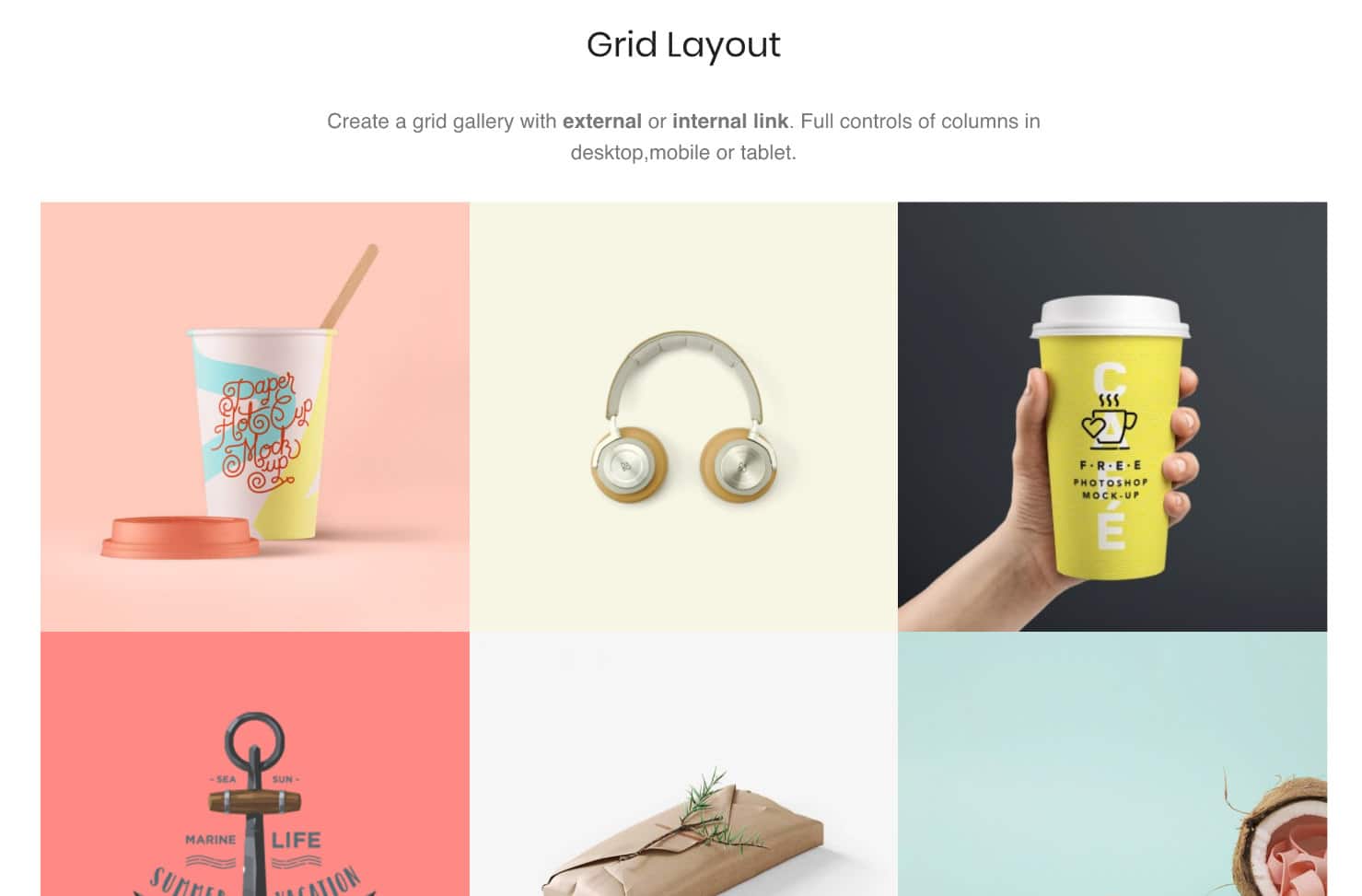 Everest Gallery Lite grid layout