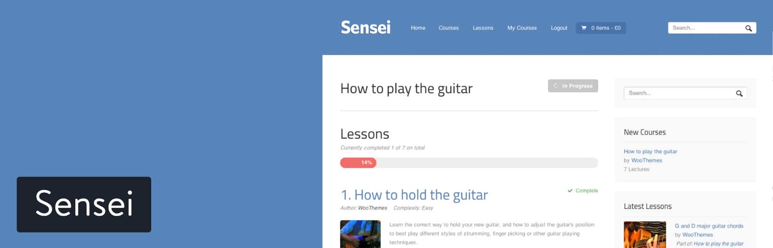 Sensei LMS WooCommerce plugin