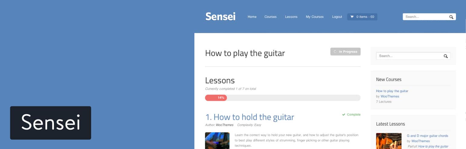 Plugin Sensei LMS per WooCommerce