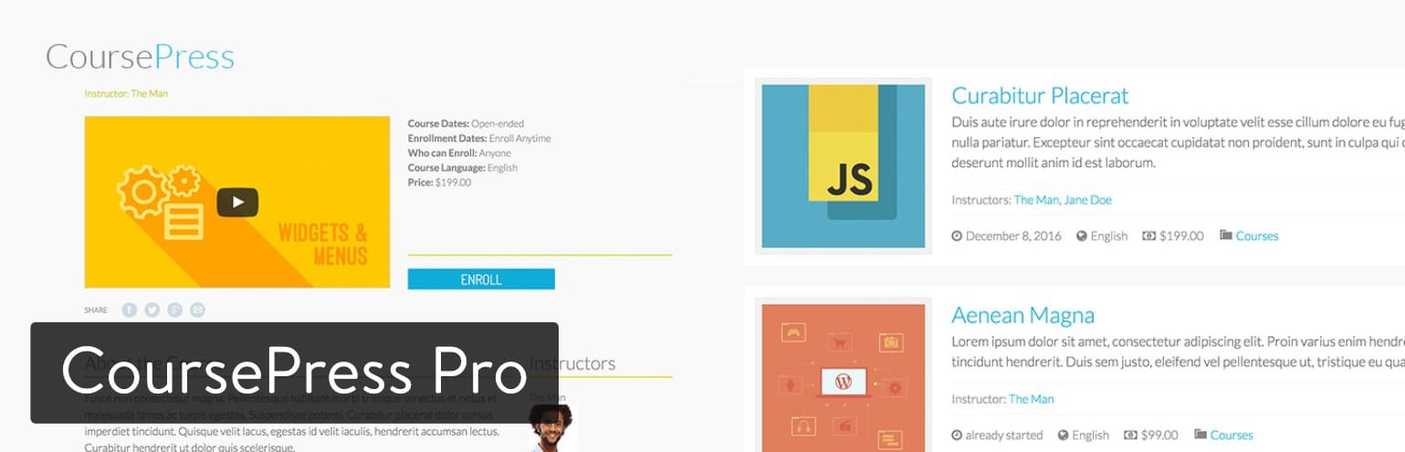 Plugin de cours de presse WordPress