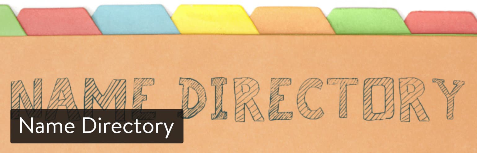 Name Directory WordPress-plugin