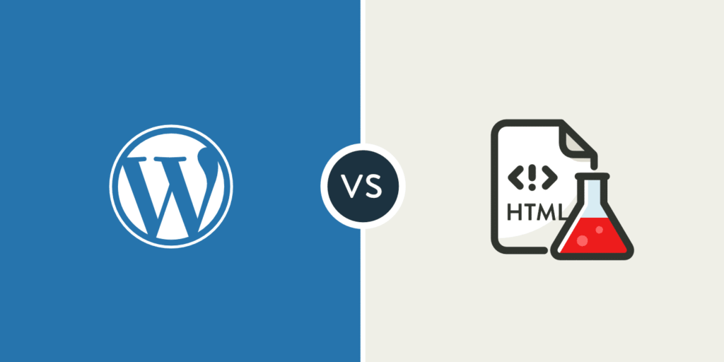 WordPress vs html