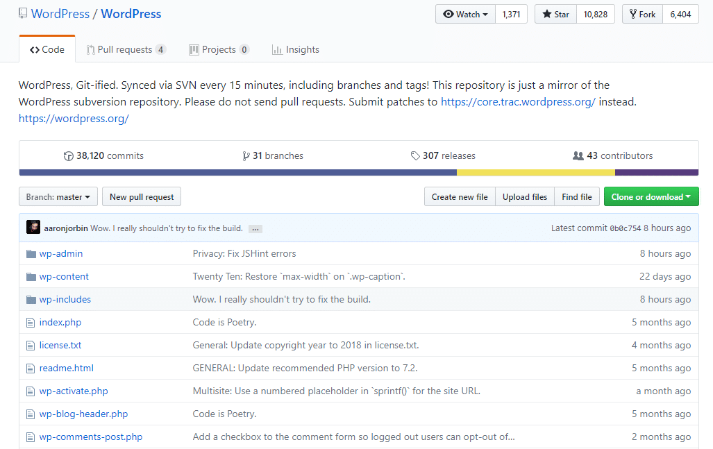Explorer l'interface GitHub 
