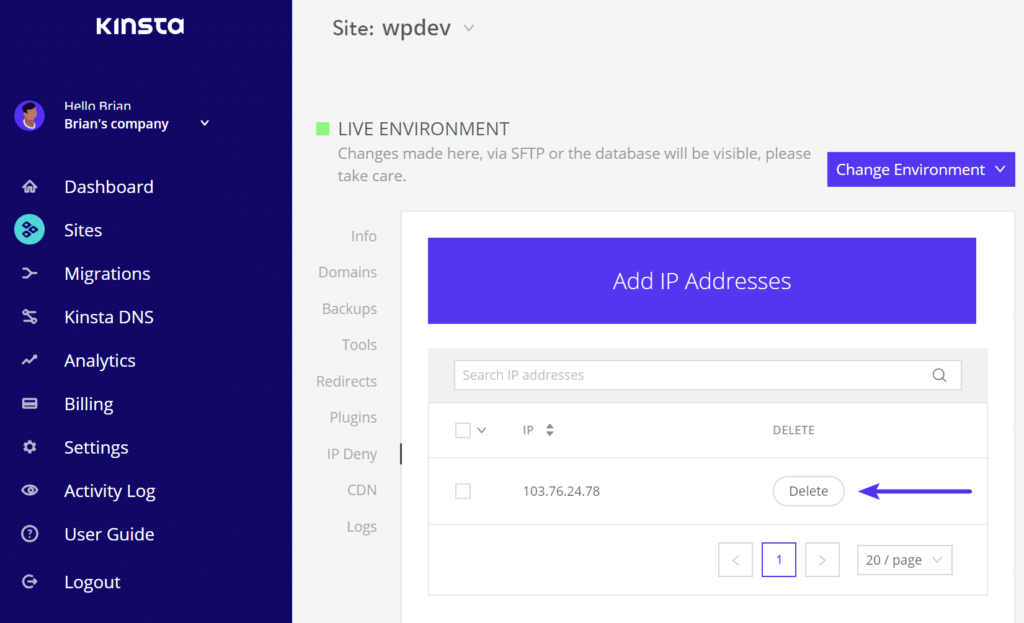 bitstamp ip address blocked by website