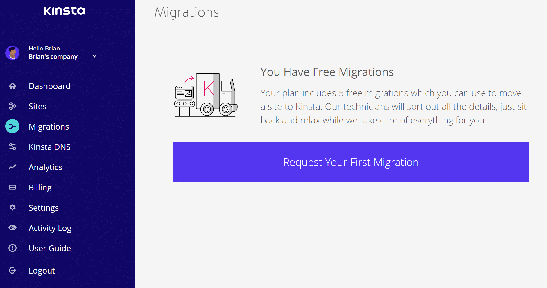 WordPress migration