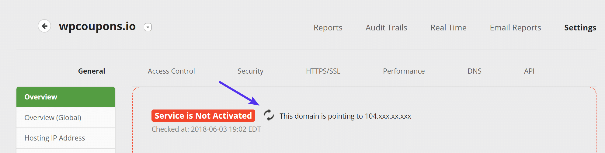 Sucuriの有効化