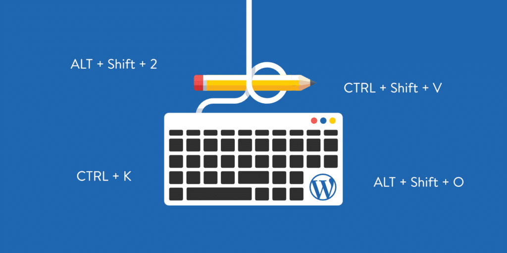 WordPress keyboard shortcuts