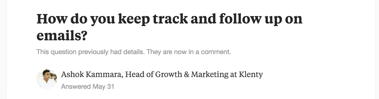 Answering questions on Quora