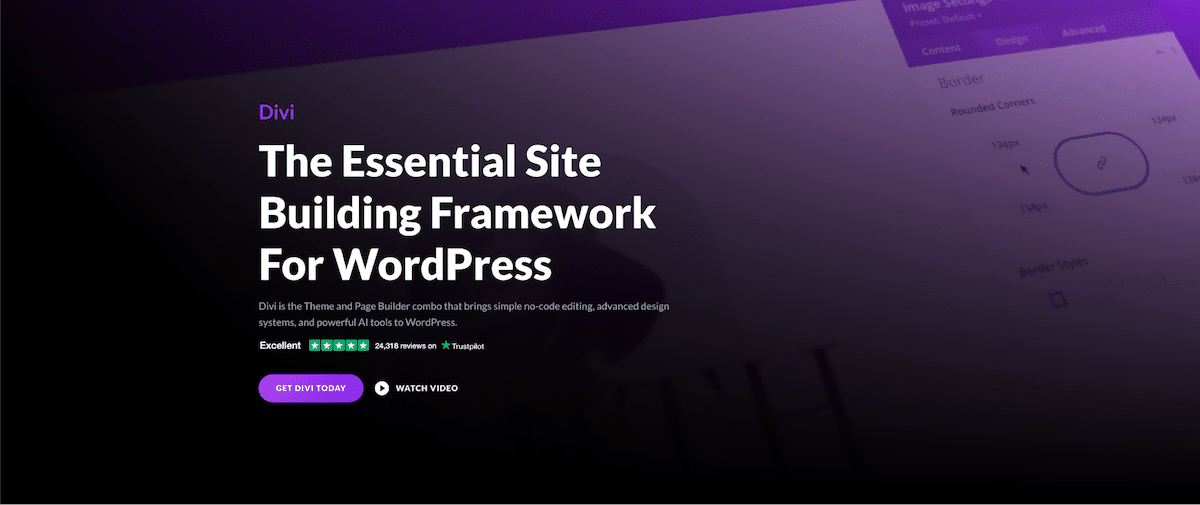 Divi theme website home
