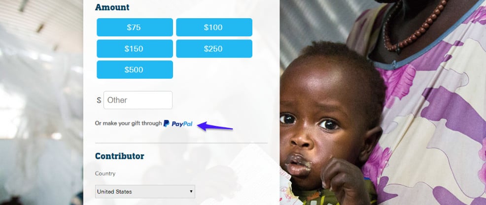 Stripe and PayPal donations