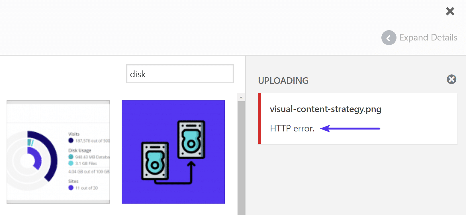 WordPress HTTP error when uploading images