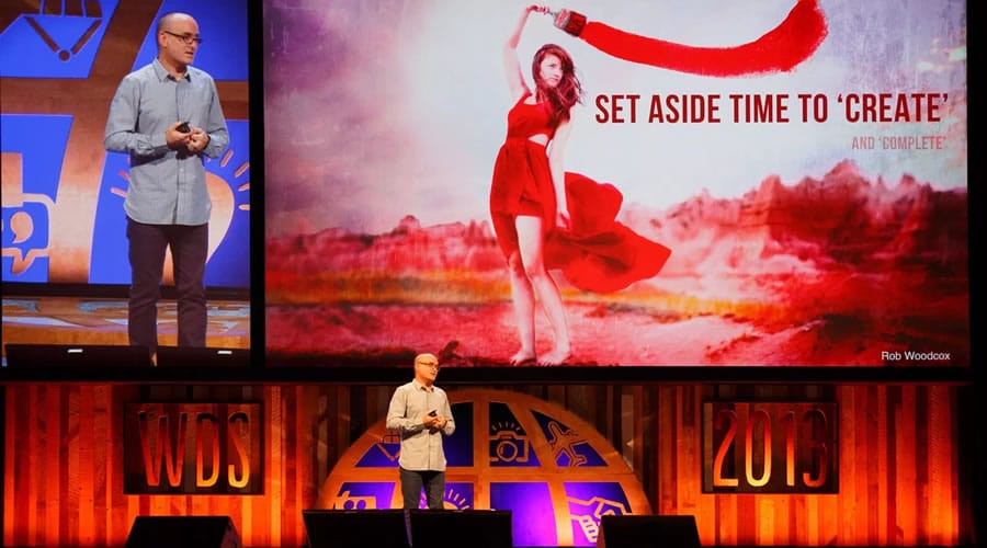 Darren Rowse speaking at World Domination Summit (WDS)