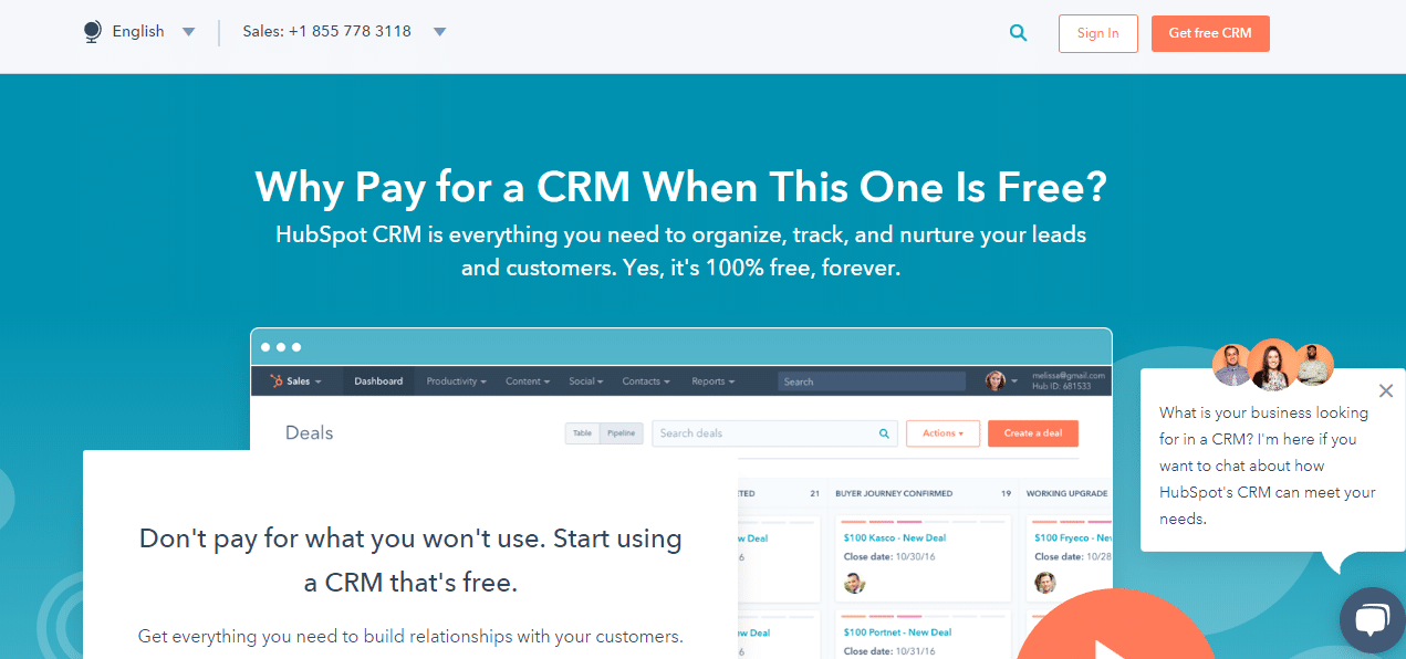 HubSpot CRM