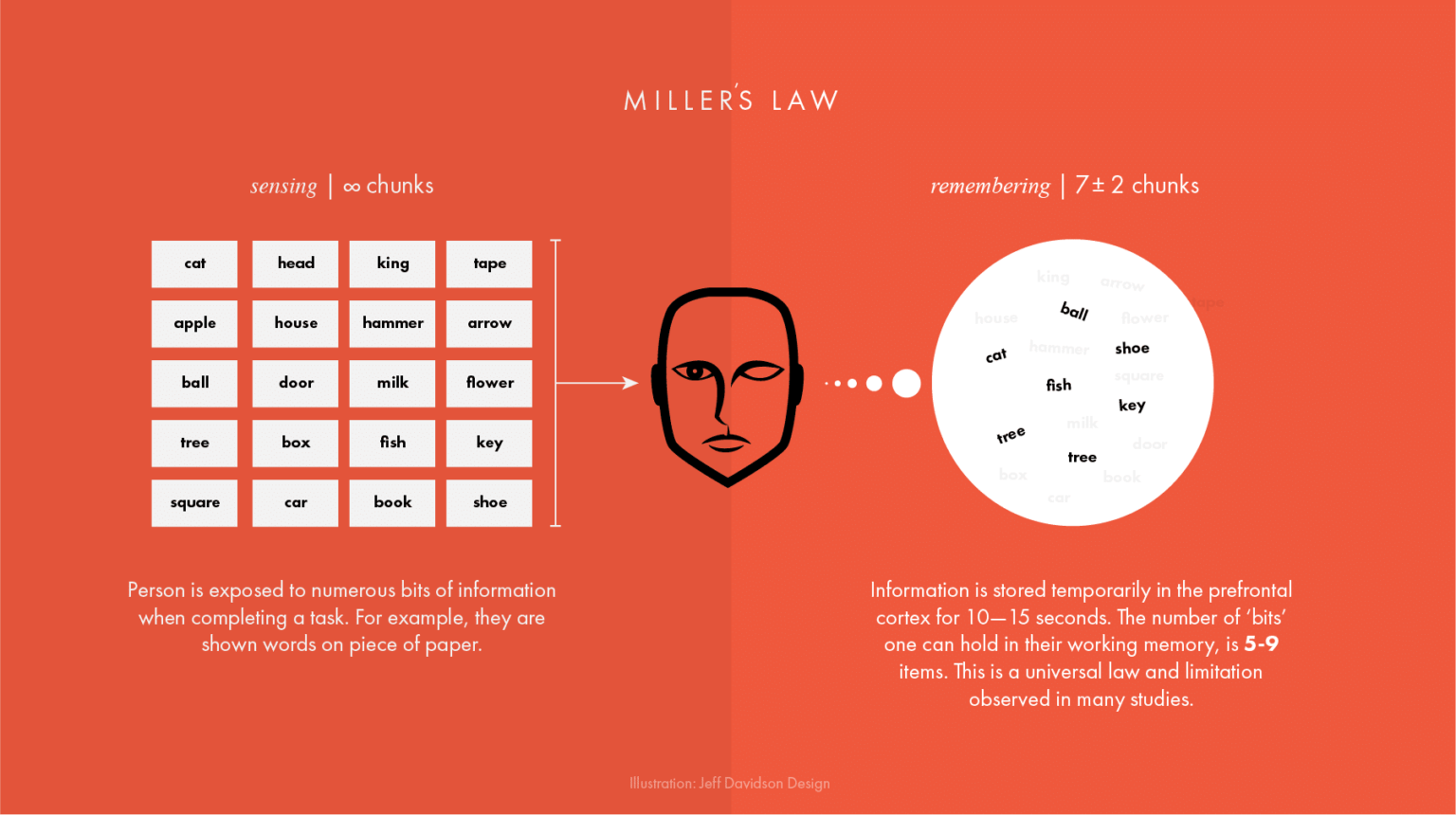 Закон миллера. Законы UX. Законы UX дизайна. Магическое число Миллера.