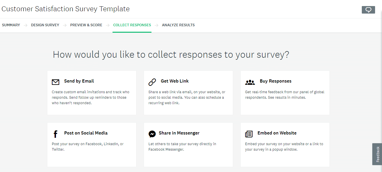 Survey collect responses