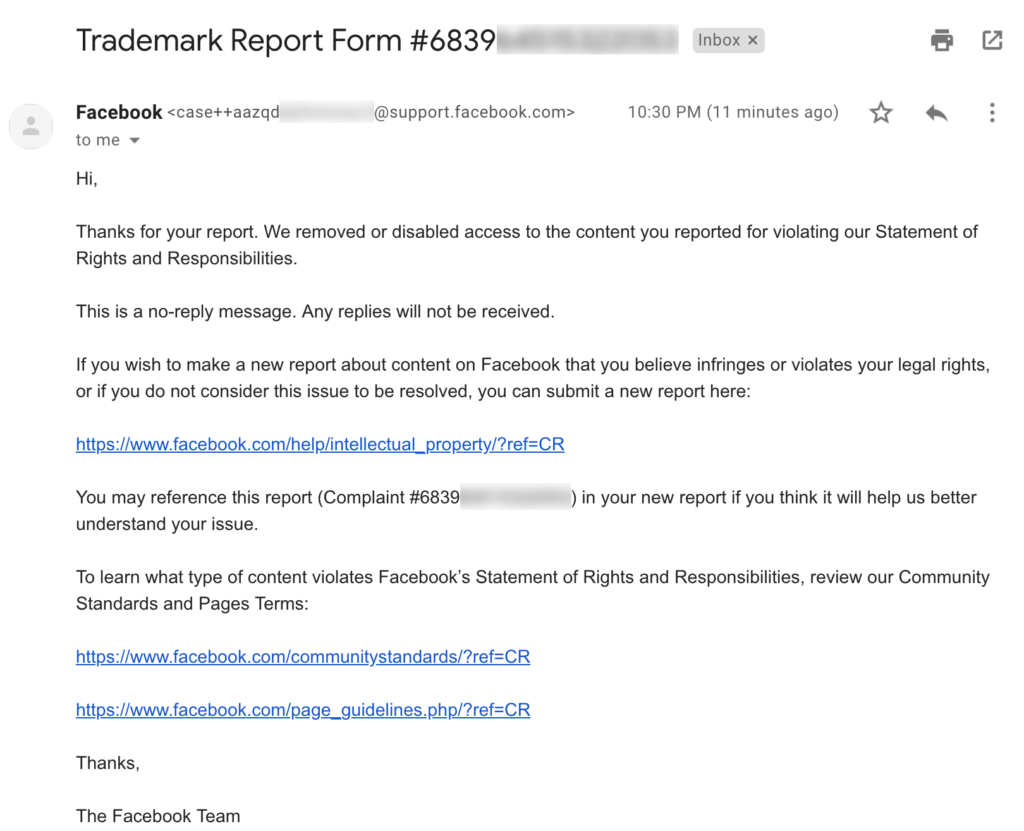 How and Why to File a Facebook Trademark Infringement Report (Steps)