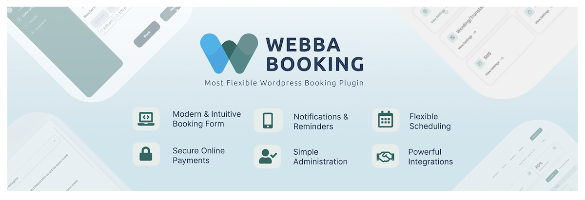 Webba Booking plugin