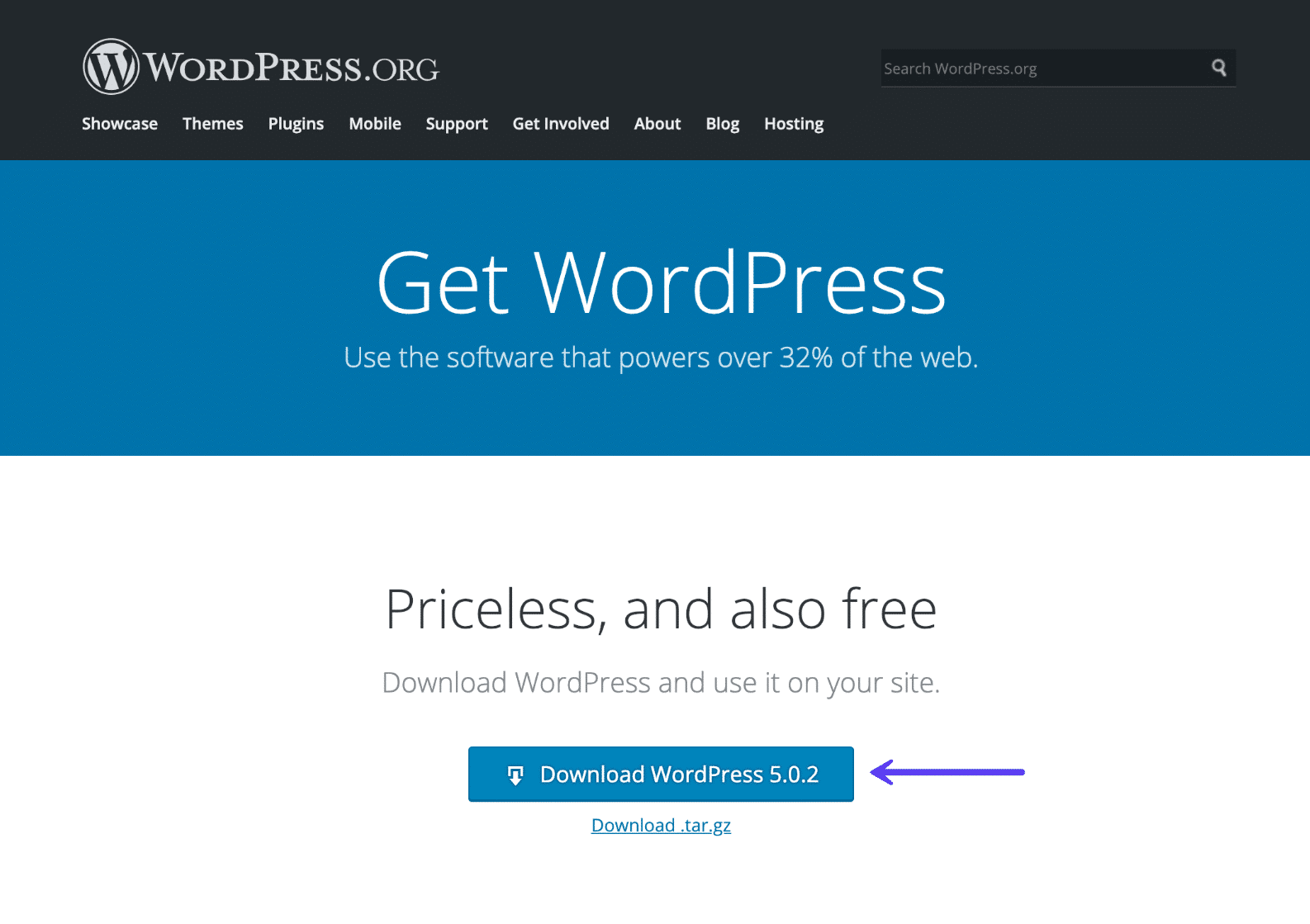 wordpress site