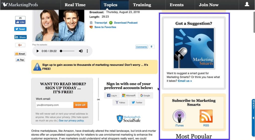 How to Display Dynamic Sidebars and Widgets to Reduce Bounce Rate