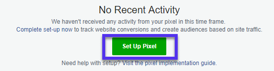 Set up Facebook pixel
