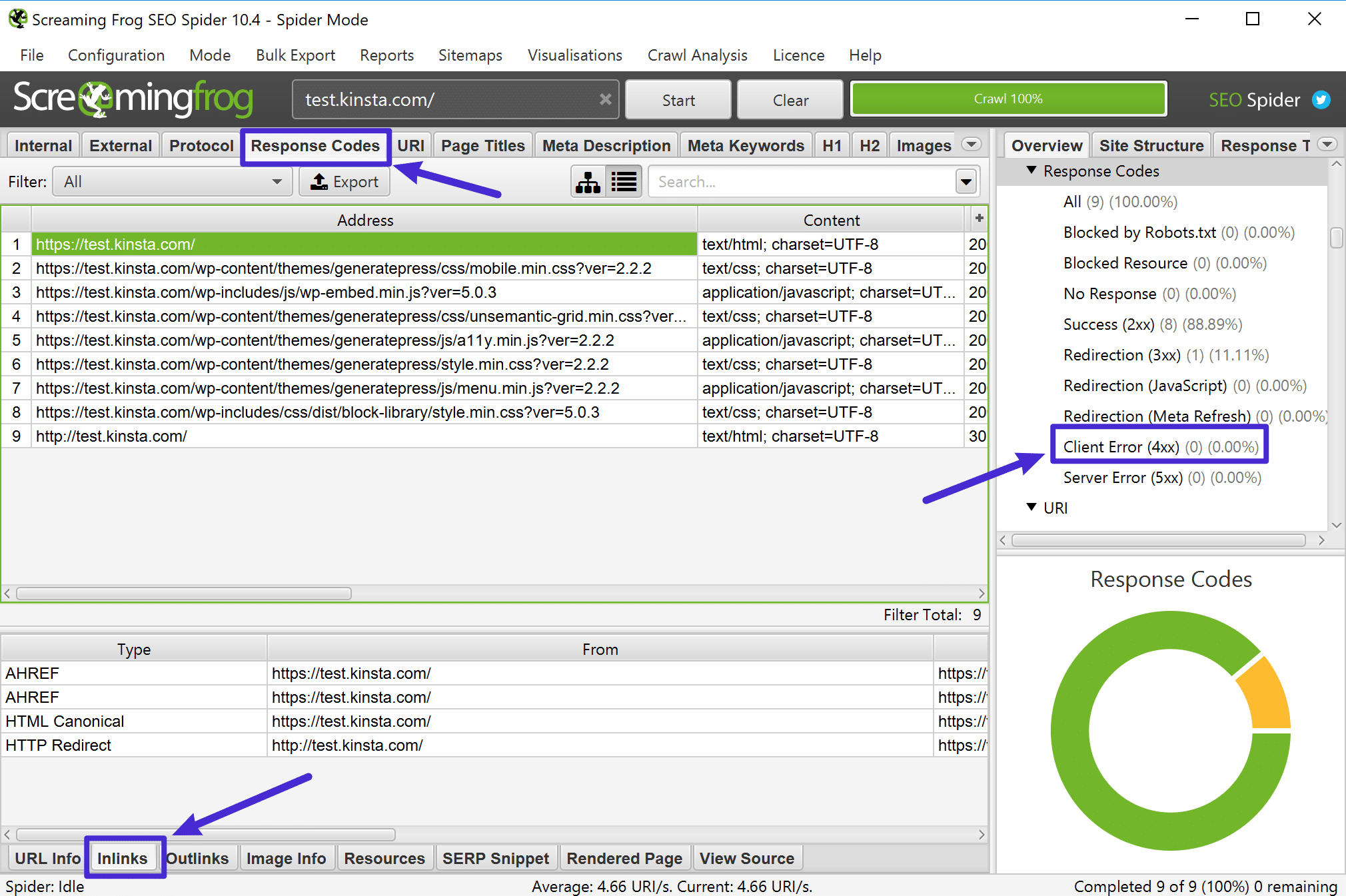 How to find broken links with Screaming Frog