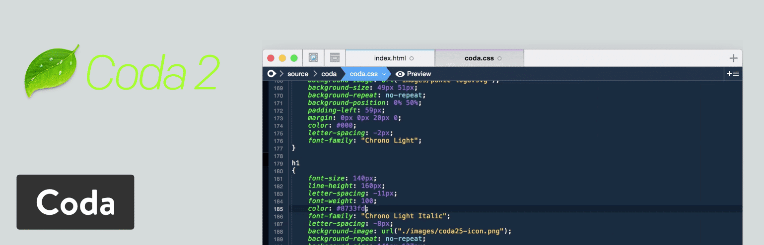 Coda text editor