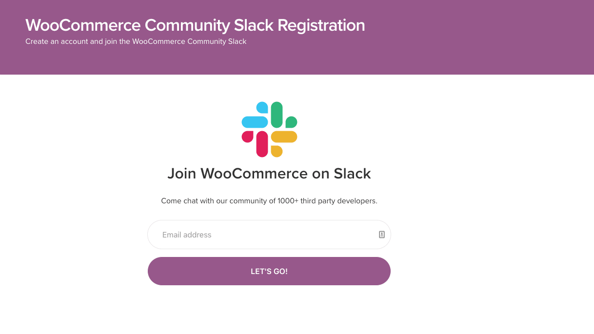 WooCommerce Community on Slack