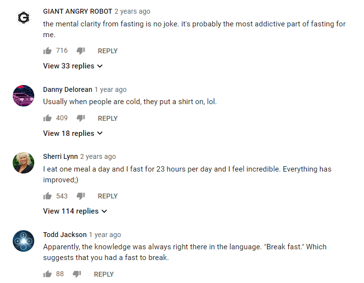Comments from the Primal Hedge Health Channel
