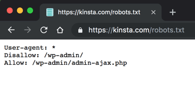 Robots.txtファイルの例