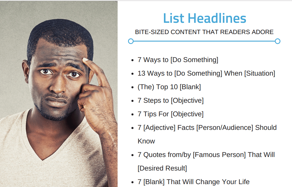 List Headlines Formula