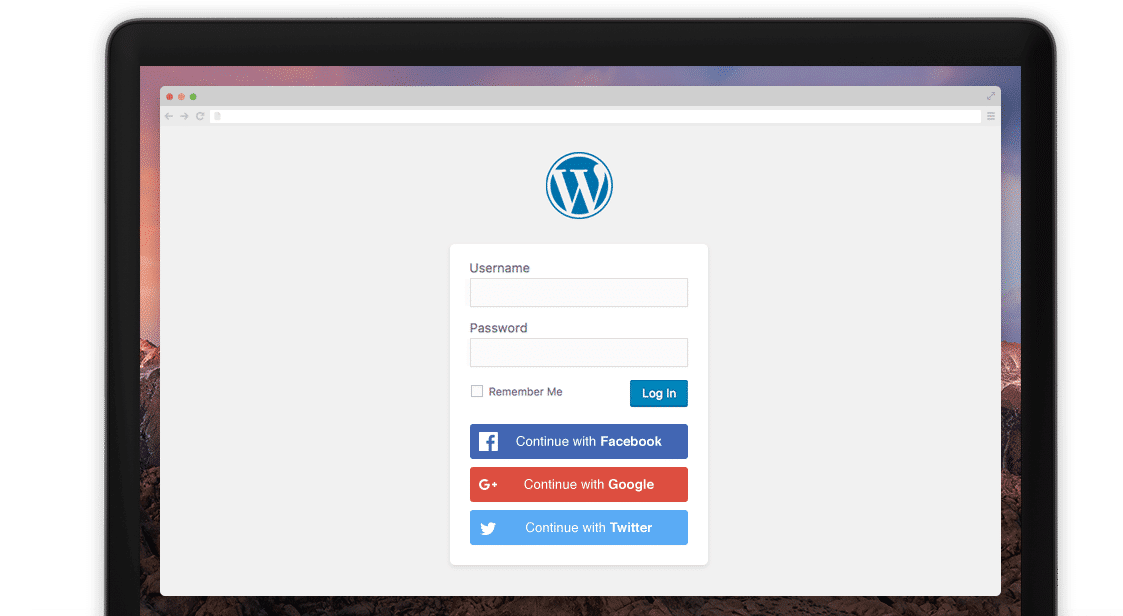 Social Login WordPress plugin