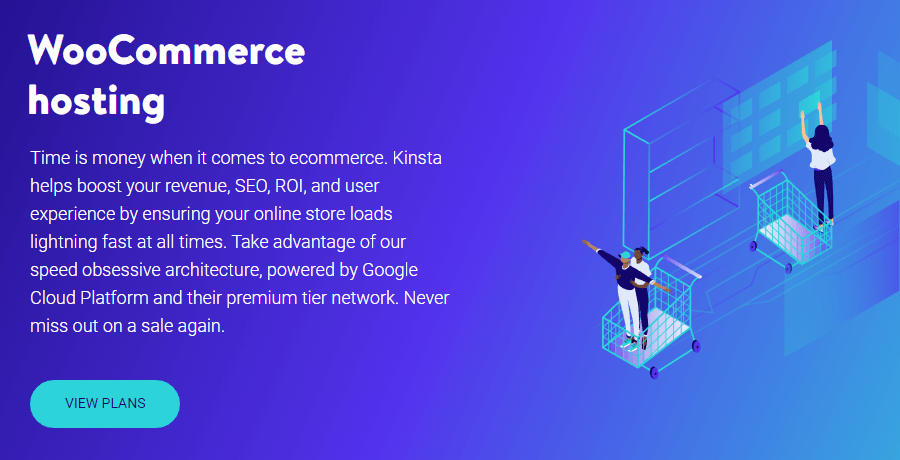 WooCommerce hosting plans at Kinsta