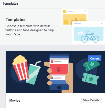 How to Create a Facebook Page: Facebook page templates