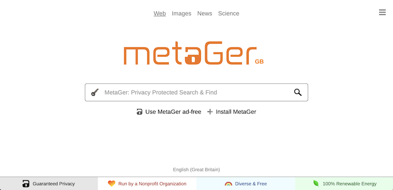 MetaGer search engine