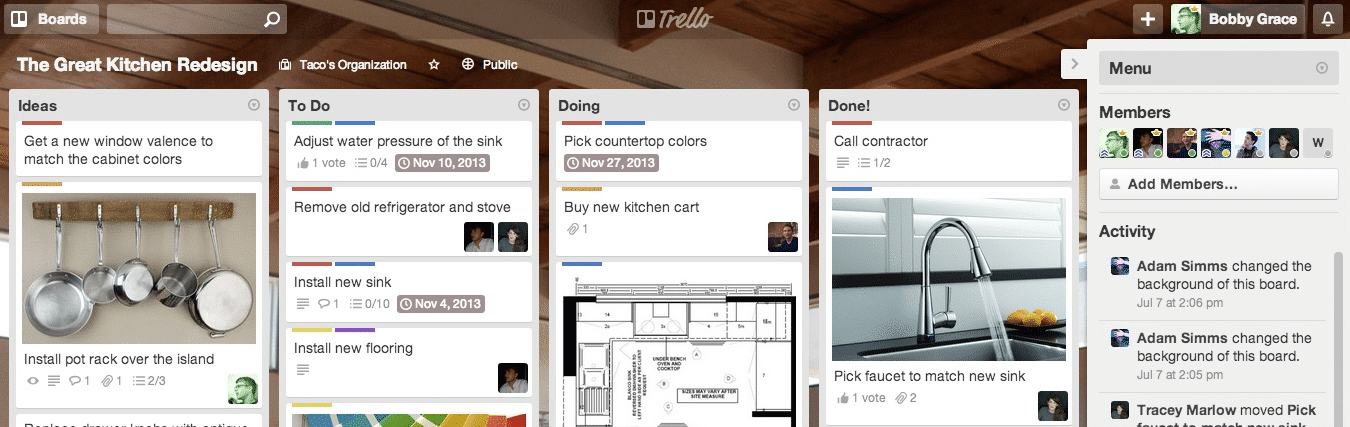 Trello vs Asana: boards