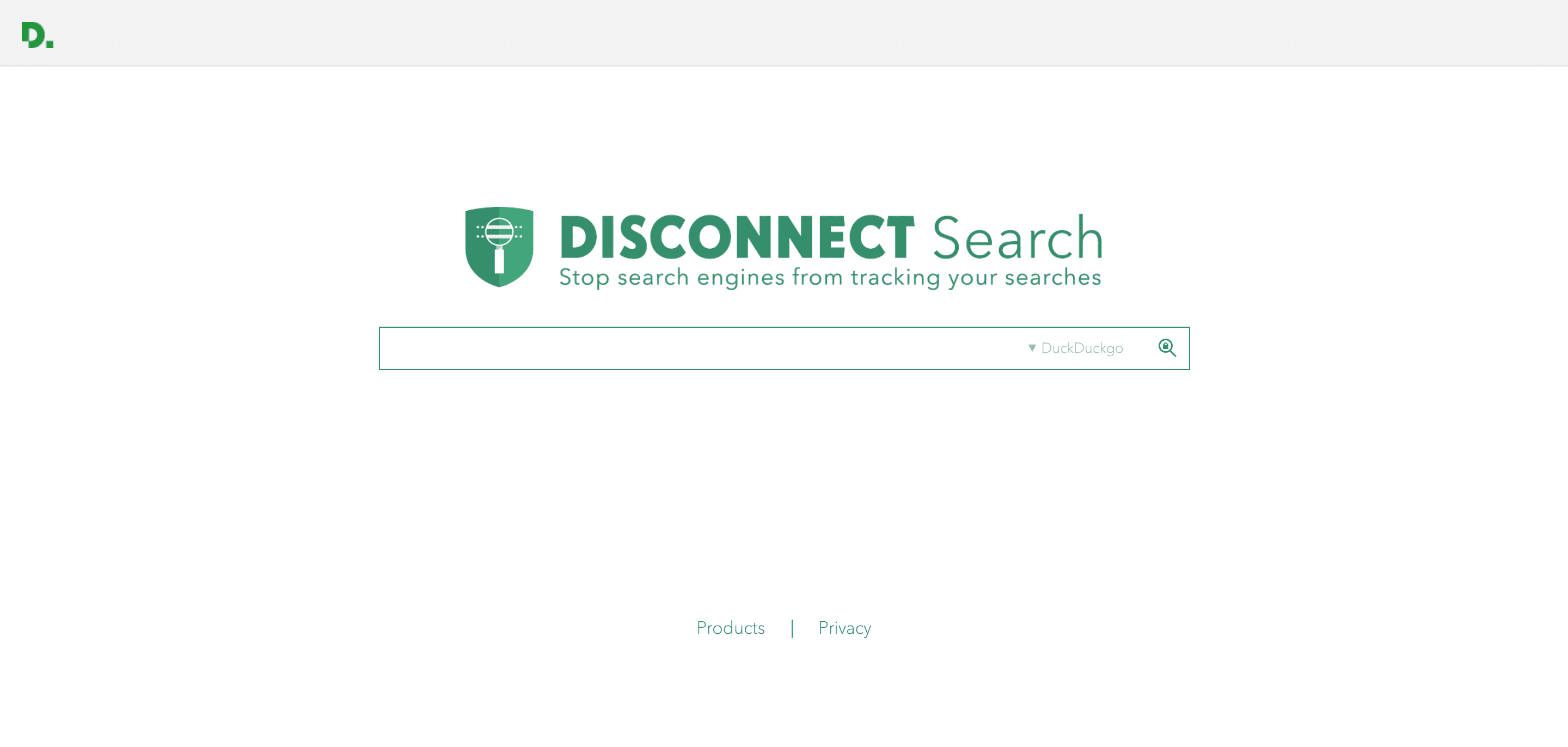 Disconnect search search engine