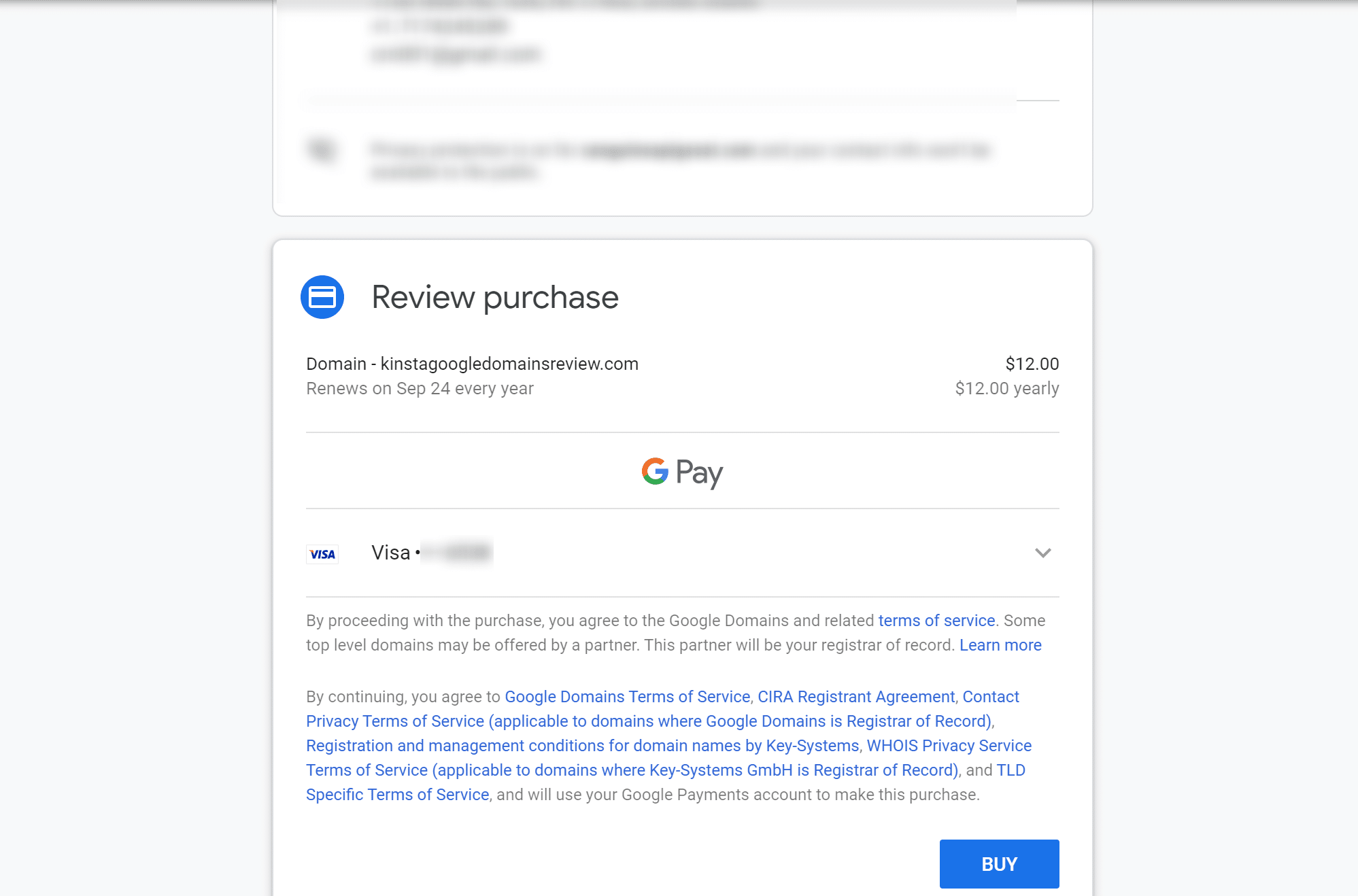 Is Google good to buy domain?