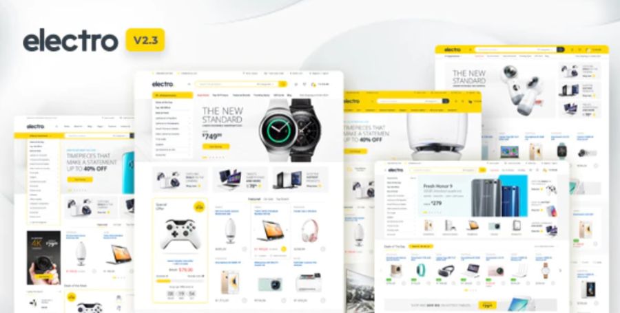 WooCommerce theme: Electro Electronics Store