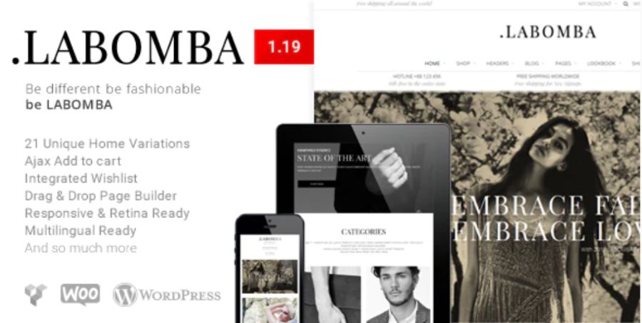 WooCommerce theme: Labomba