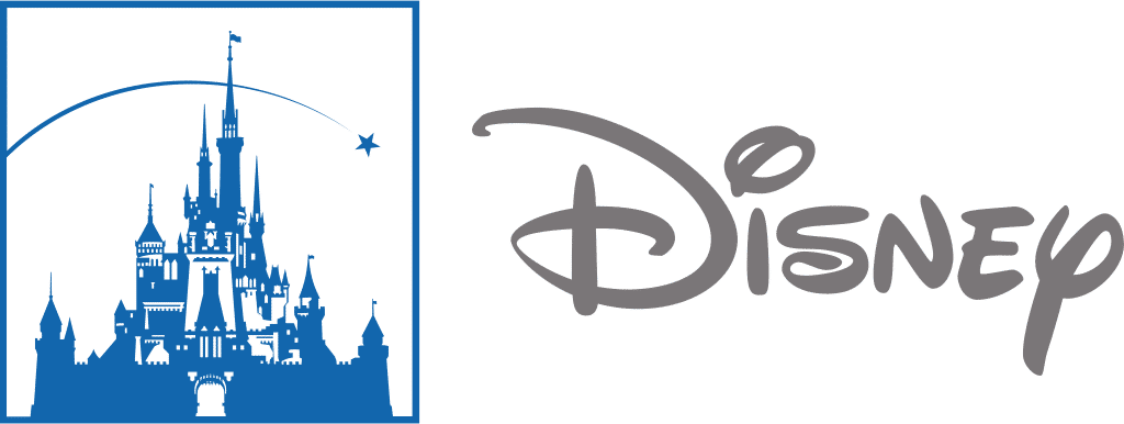 Disney logo with a display font