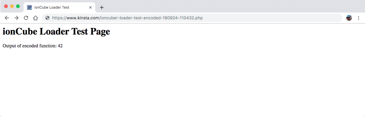 Encoded PHP file test
