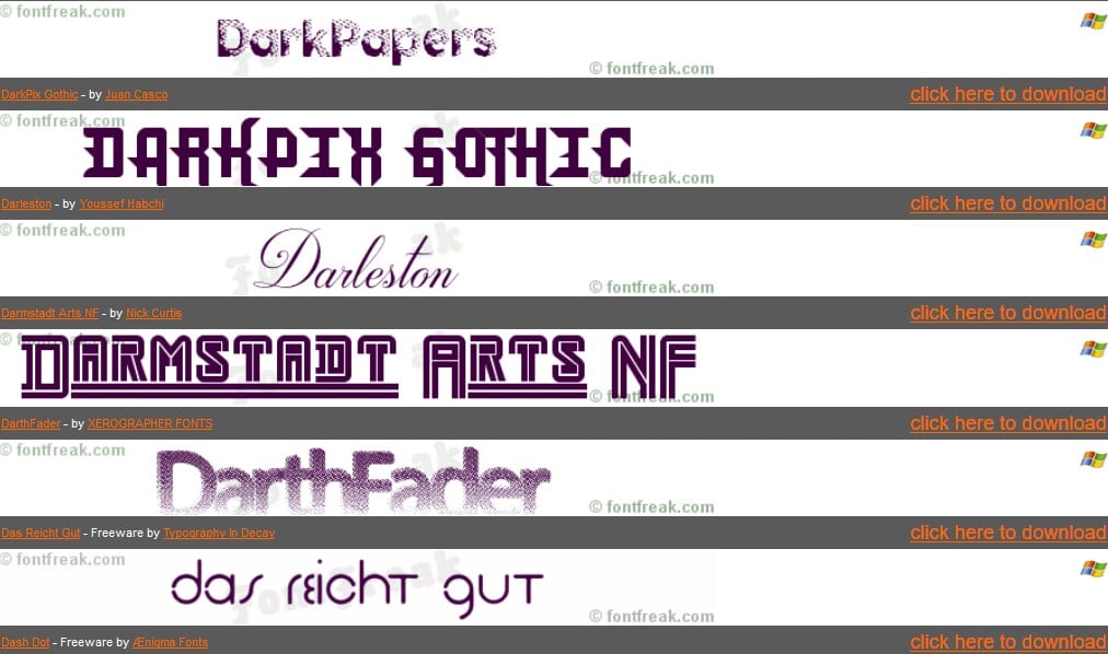 Font Freak