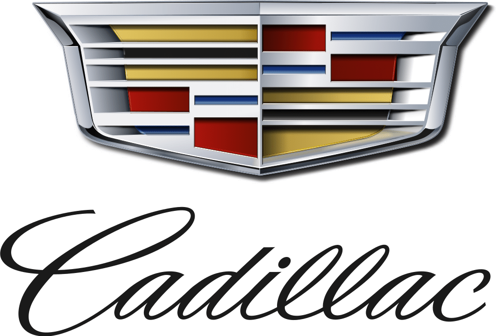 Cadillac logo with script font