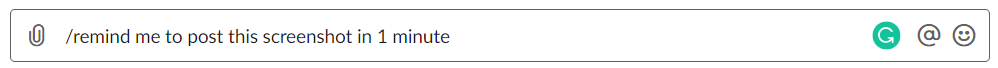 slack set reminder