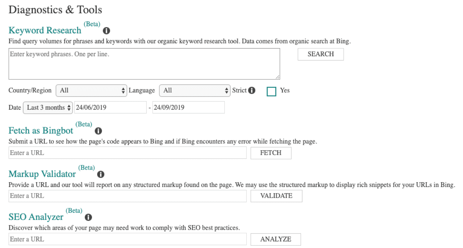 Alat diagnostik Bing