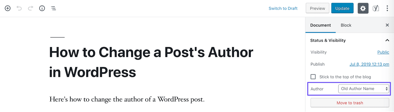 how-to-change-the-author-in-wordpress-5-methods