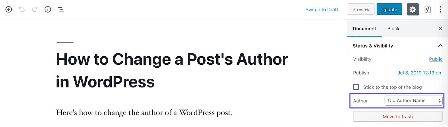 How To Change The Author In WordPress 5 Methods 